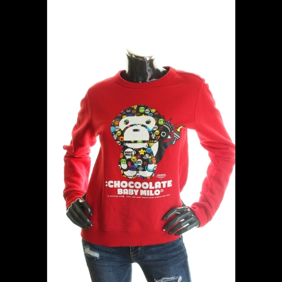 Chocoolate × baby milo (Bathing ape) crewneck - Picture 2 of 3